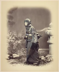 Woman in Winter Dress
