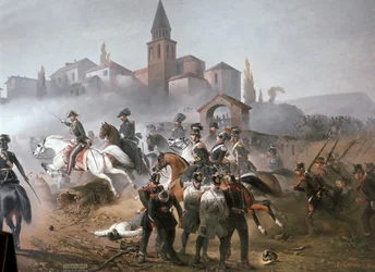 The Battle of Pastrengo (detail)