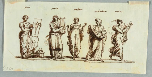 Allegorical Figures of the Arts