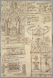 Decorative Studies; Verso: Anatomical Studies