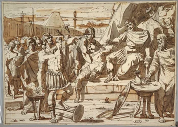 Caius Mucius Scaevola and Porsena, 1800–1820