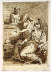 Monument for an Accademia della Pace, 1810-20
