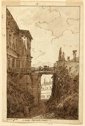 Villa Farnese: in the Moat of Caprarola, ca. 1813