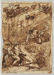 Ecstasy of St. Theresa after Circle of Francesco Albani