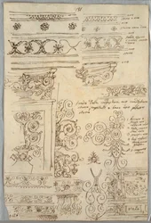 Eight Studies of Friezes and Candelabrum