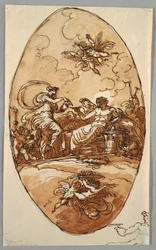 Hebe Offering a Drink to Zeus