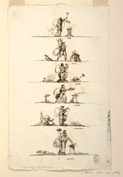 Six Antique Gods and Goddesses