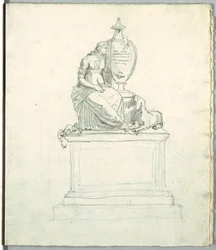 Study after a Funeral Monument and Study after Frieze