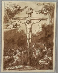 The Crucifixion, Study after Ludovica Carracci