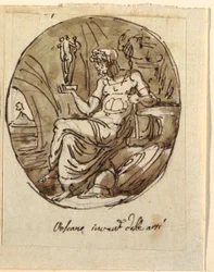 Vulcan, Design for Vaulted Ceiling, Sala dei Legislatori, Palazzo Conti-Sinibaldi, Faenza
