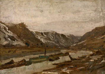 Barges in Dinant