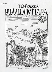 The Month of June, Harvesting the Potatoes