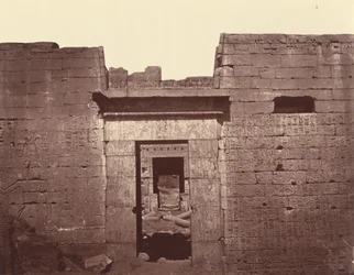 Second Gate of the Great Temple of Medinet Habu, Thebes