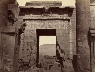 Details of the Gateway to the Temple, Medinet Habu