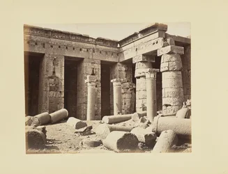 Medinet Habu, second courtyard, gallery of Thutmose I (Egypt)