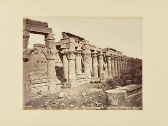 Philae. Colonnade of Isis, taken from the Obelisk (Egypt)