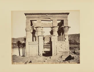 Philae. Hypaethral Temple, Front View, Egypt