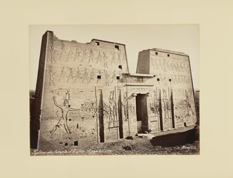 Pylon of the Temple of Edfu (Egypt)