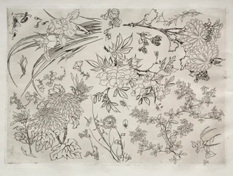 Dinner Service Rousseau: Flowers No. 23