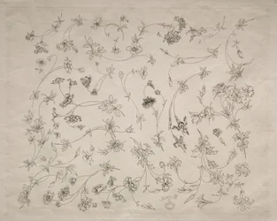 Flower designs for plates and borders (no. 14)