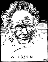 Portrait of Henrik Johan Ibsen