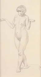 Standing Nude Facing Forward
