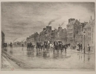 A Winter Morning on the Quai de l