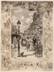 The National Holiday on the Boulevard de Clichy