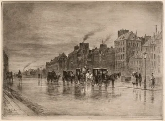 Winter Morning on the Quai de l