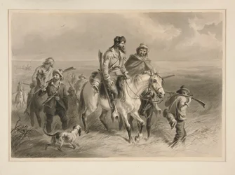 Border Ruffians Invading Kansas