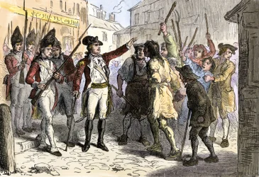 Royal Governor Sir William Tryon Confronted by American Rebels, North Carolina