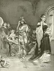 Hamlet. Act IV, Scene V (engraving)