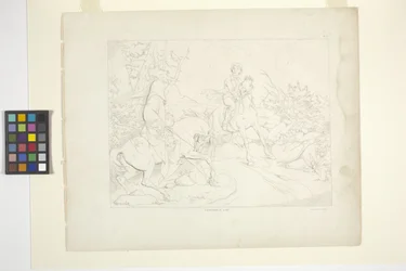 Illustrations of The Legend of Sleepy Hollow, Plate 5