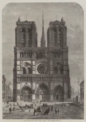 Restoration of Notre Dame, Paris, the Western Facade