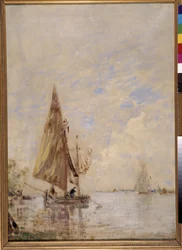 Fishermen in a boat