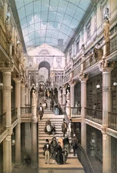 The Passage Pommeraye in Nantes, c.1843