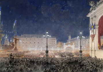 Torchlight Retreat on Place de l