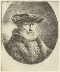 Bust of an Old Man with Velvet Beret
