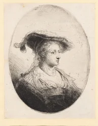 Young Woman with Hat