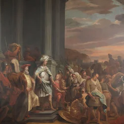 King Cyrus Handing Over the Treasure Looted from the Temple of Jerusalem