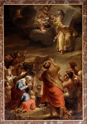 Moses Descends from Mount Sinai with the Ten Commandments