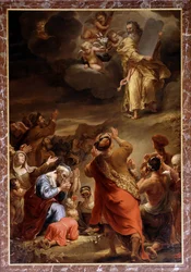 Moses Descends from Mount Sinai with the Ten Commandments