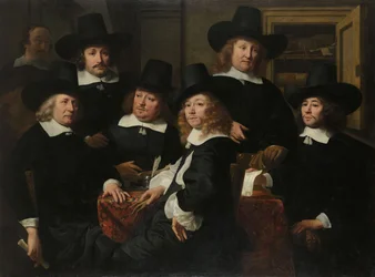 Six Regents and the Beadle of the Nieuwezijds Institute for the Outdoor Relief of the Poor