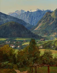The Dachstein from the Sophien Double View near Ischl