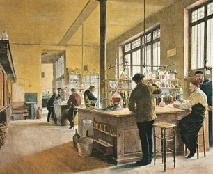 France, Paris, Municipal chemical laboratory in Paris