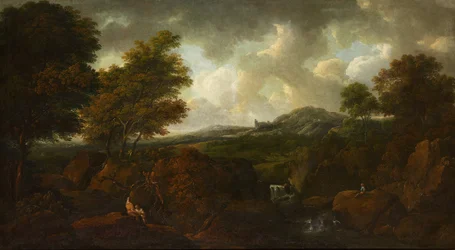 Landscape with Waterfall