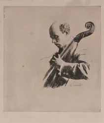 Pablo Casals Playing