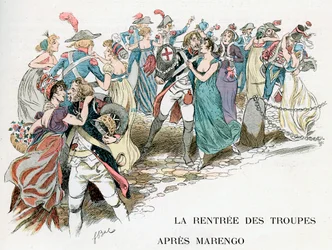 The Return of French Troops from Marengo, 1800