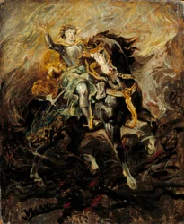 Clorinda Intervening to Save Olindo and Sophronia