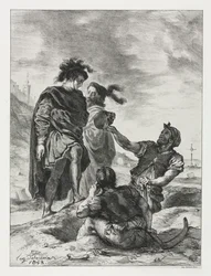 Hamlet: Hamlet and Horatio with the Grave Diggers